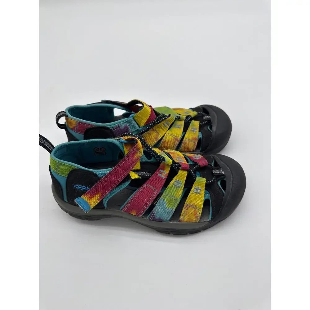 Keen Newport H2 Slip On Outdoor Water Shoes Sandals Rainbow Kids‎ Unisex Size 4